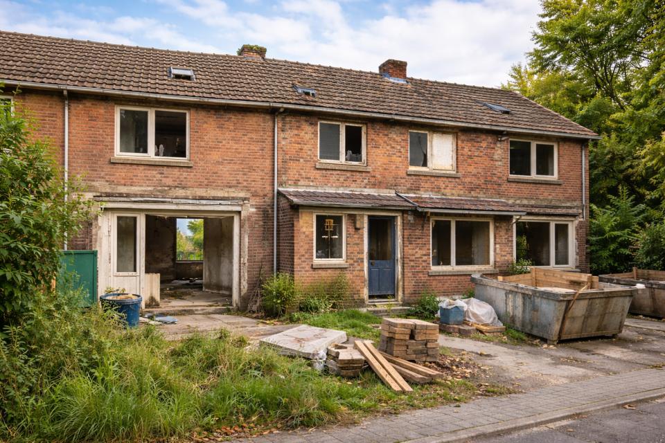 Kluswoning, een rijtjeshuis